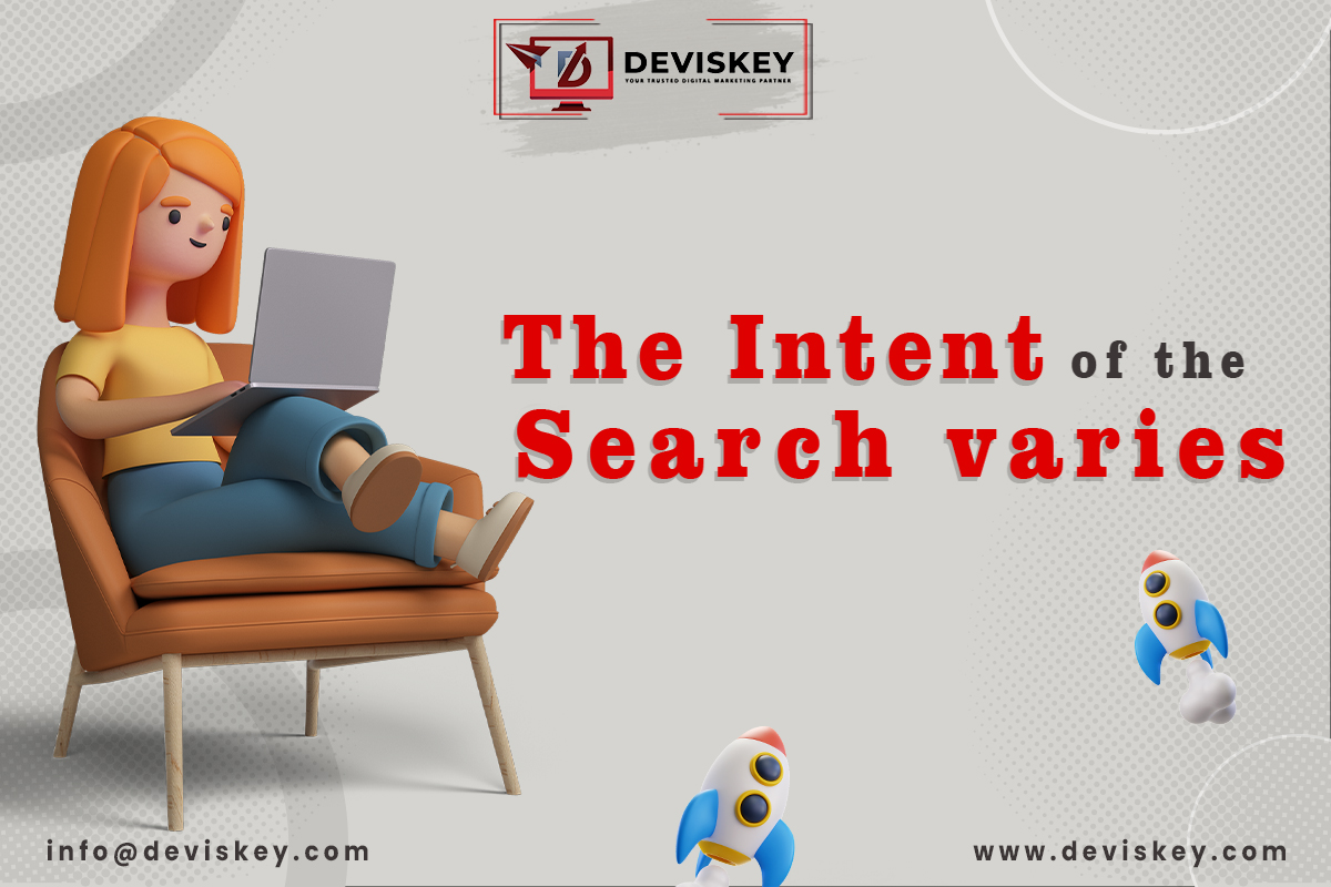 The Intent of the Search varies - Deviskey is best Digital Marketing Agency